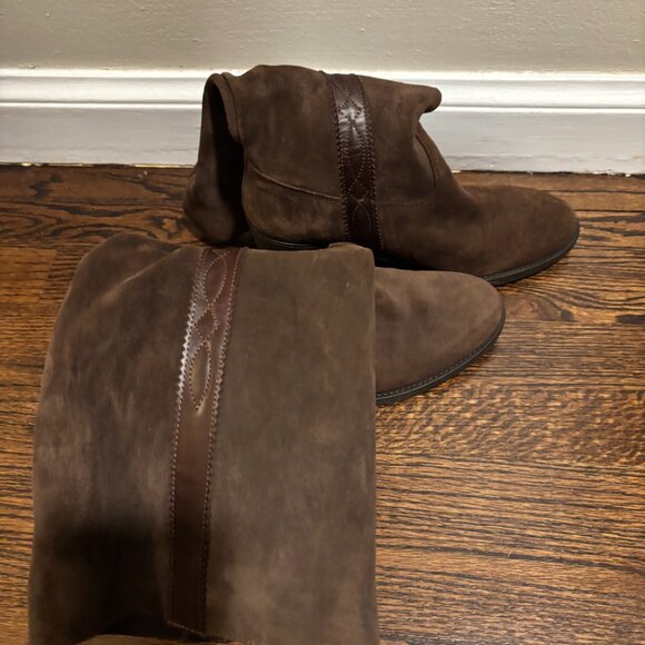 Brown leather boots SZ: 40 / US 9 Made in Spain - Picture 10 of 16